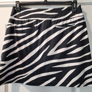 Tail Black and White Zebra Skort Size Medium.  ITEM 1125251SK